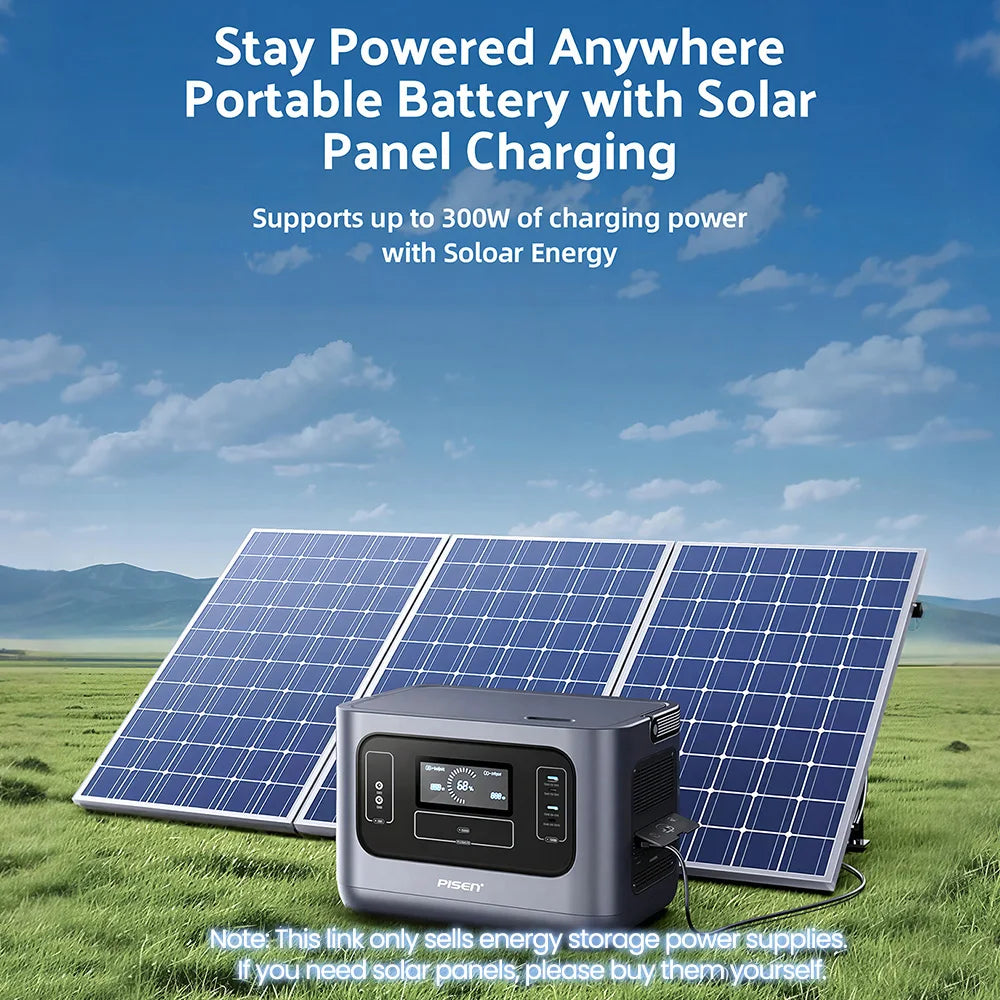 1000W (2000W Peak) Solar Generator