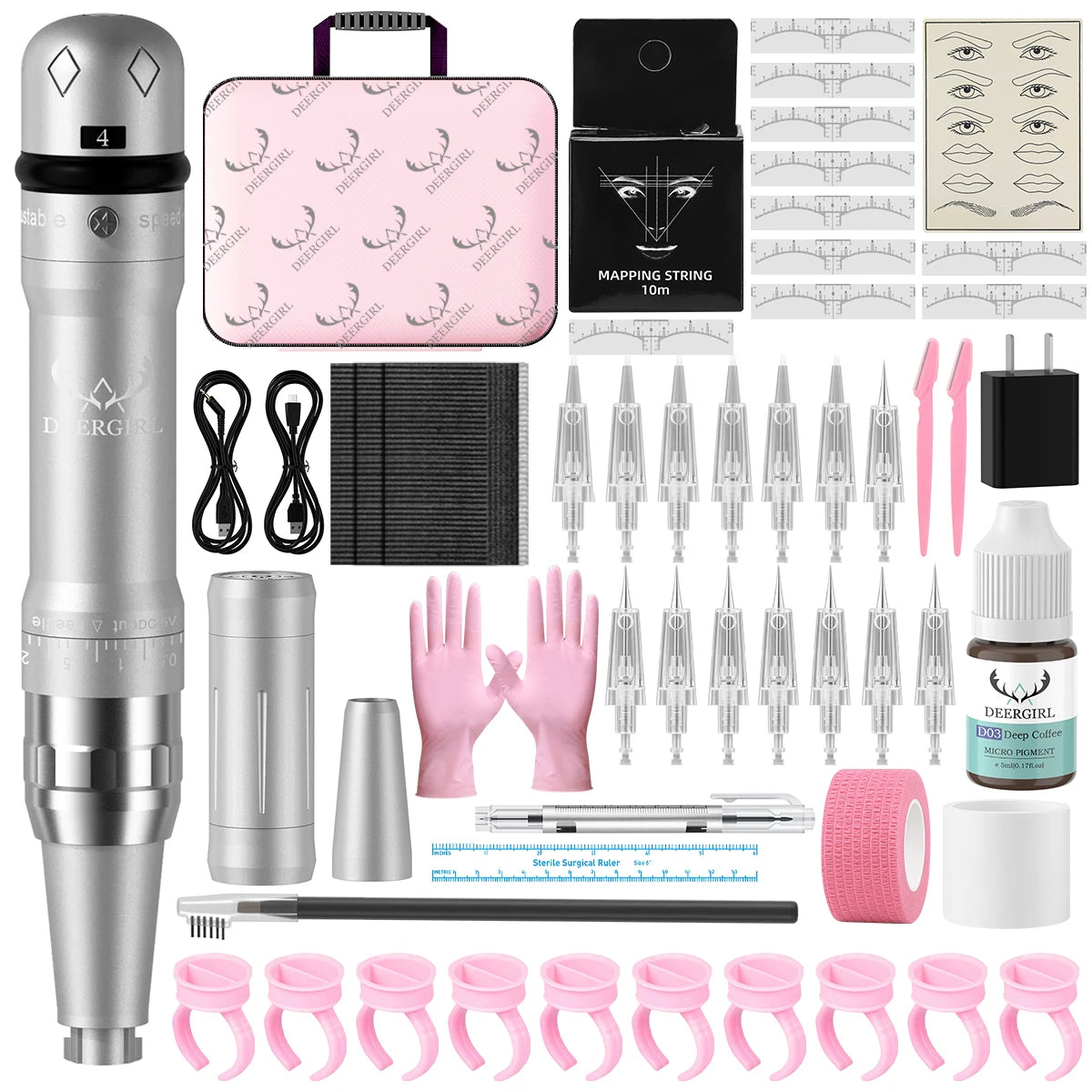 Wireless Permanent Makeup Machine Kit