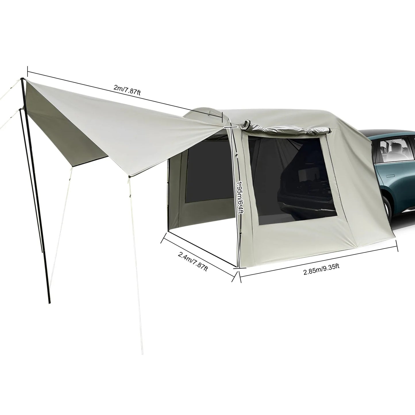 Car Camping Tent SUV Tailgate Awning