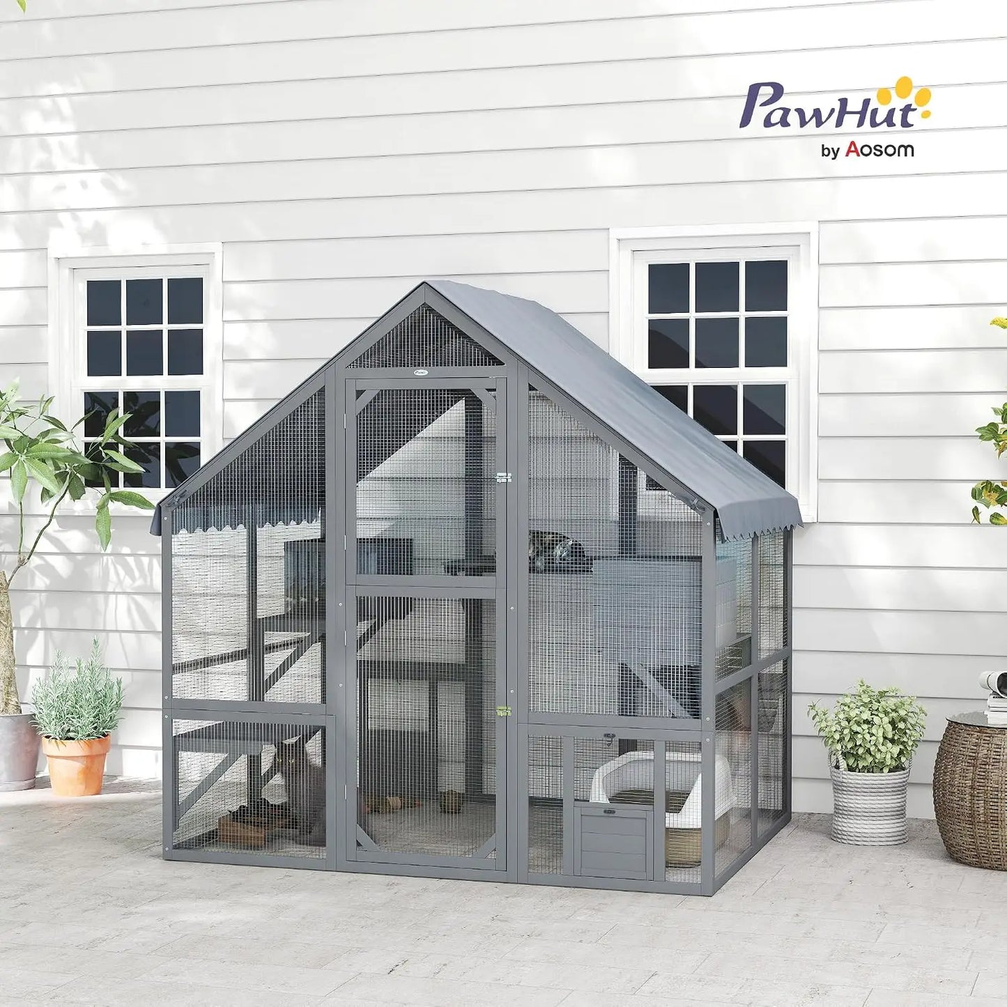 73" Catio Outdoor Cat Enclosure