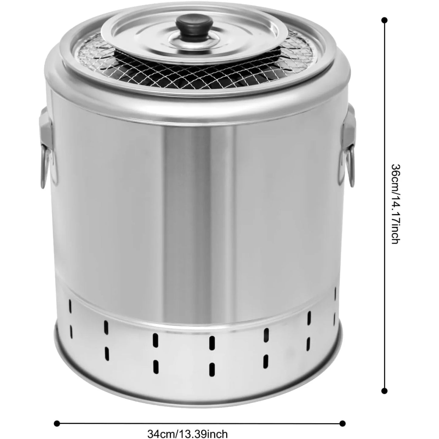 Smokeless Charcoal Hanging Grill