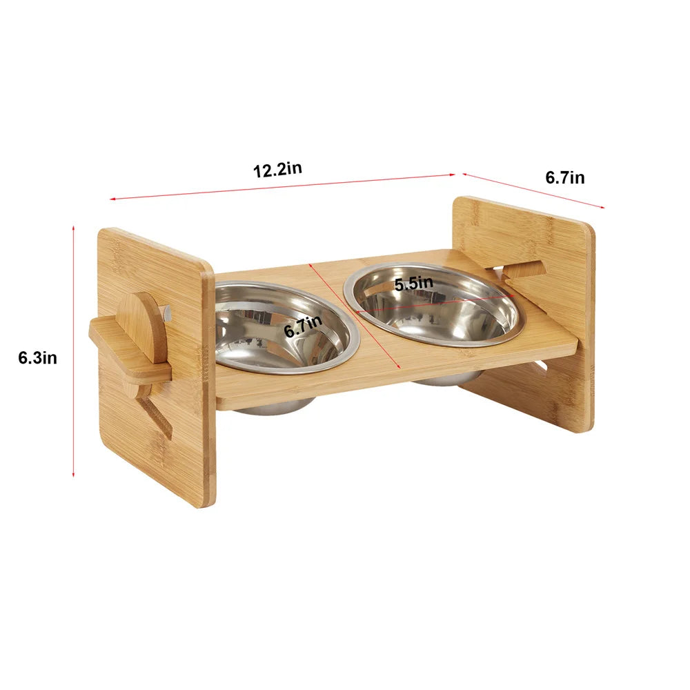 Elevated Pet Bowls with Stand