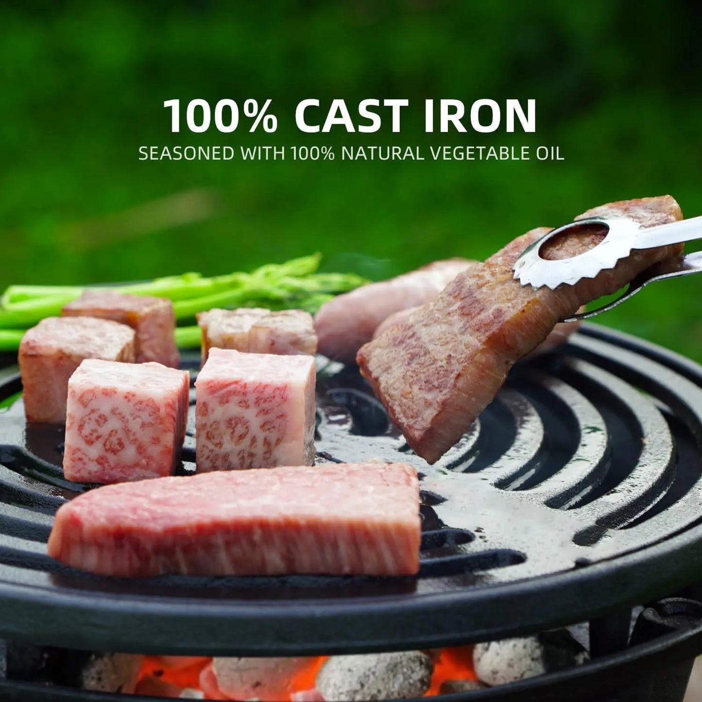 Cast Iron Hibachi Grill