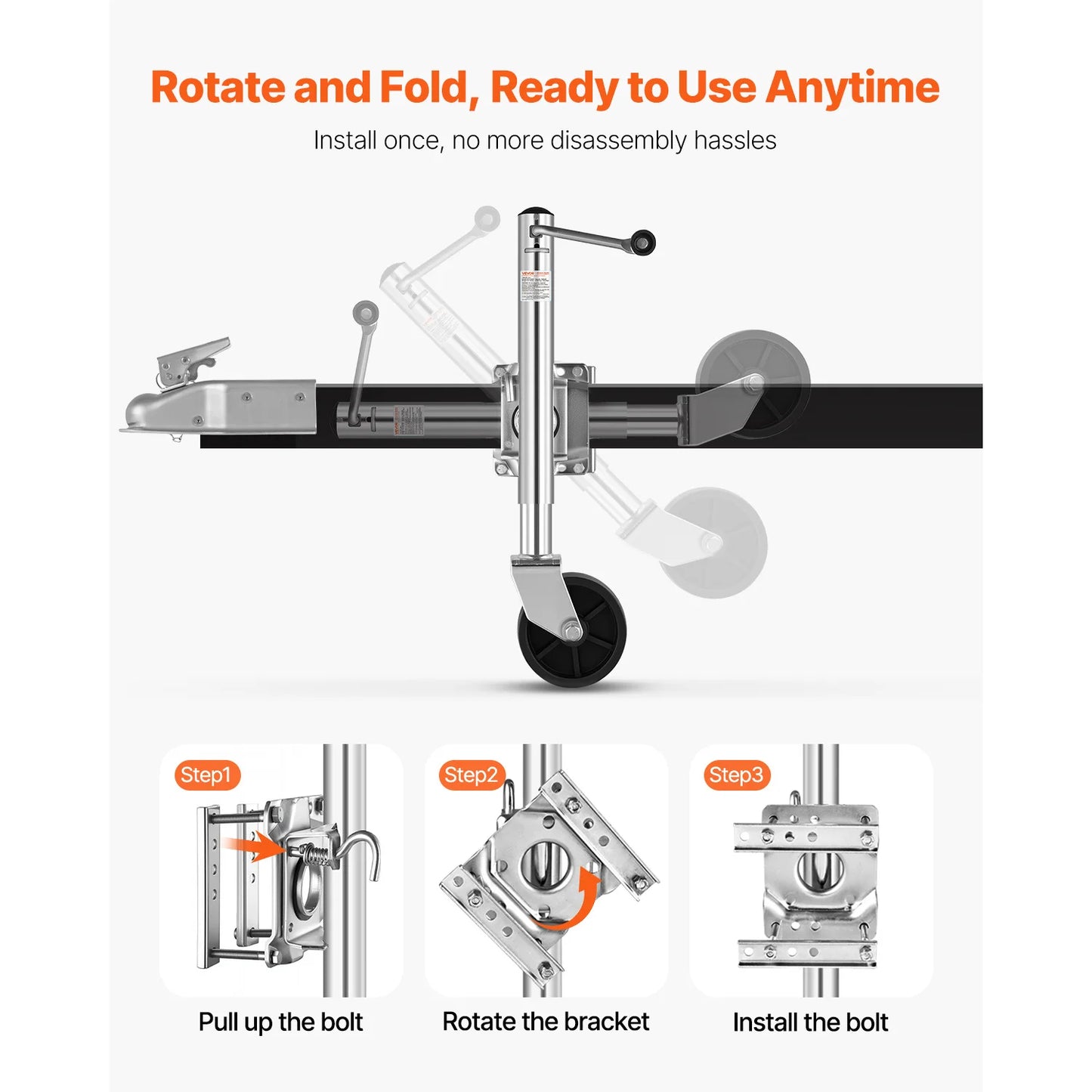 Boat Trailer Jack 1000 lbs/1500lbs
