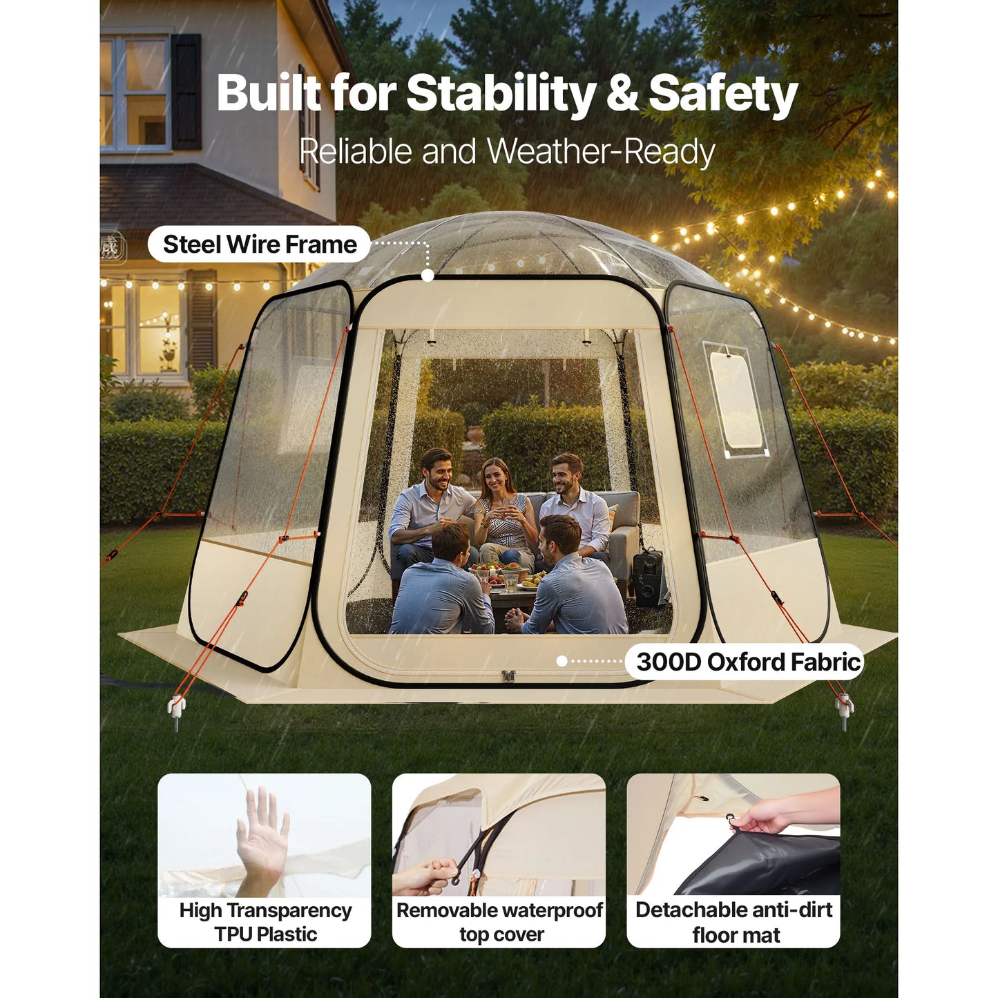 Pop up Bubble Tent Waterproof
