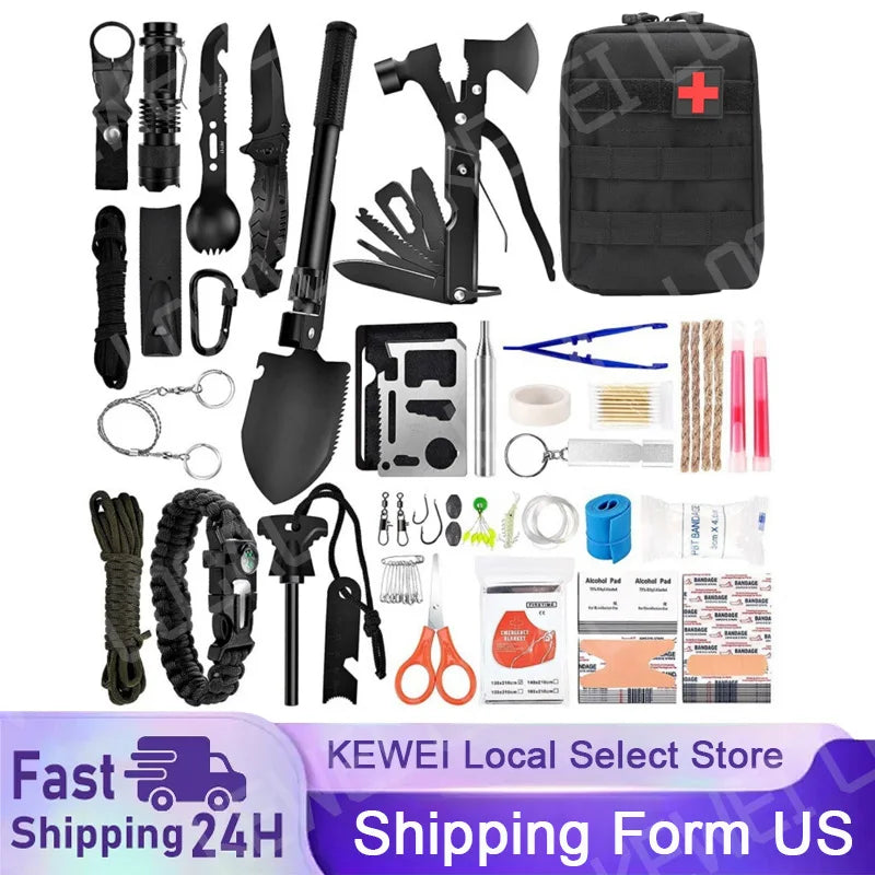 Camping Emergency Equipment Survival Set