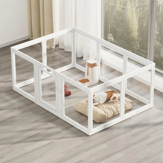 clear acrylic dog playpen