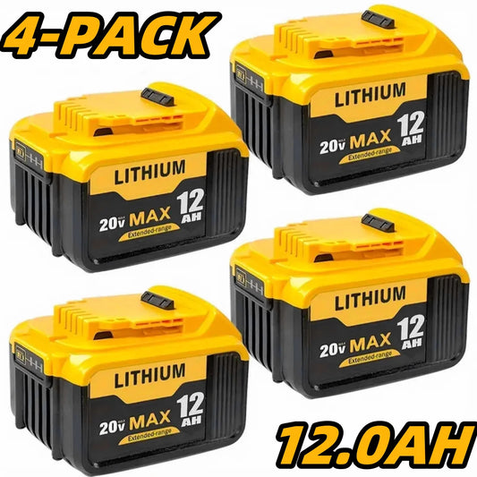 20V 12Ah Replacement Battery For Dewalt