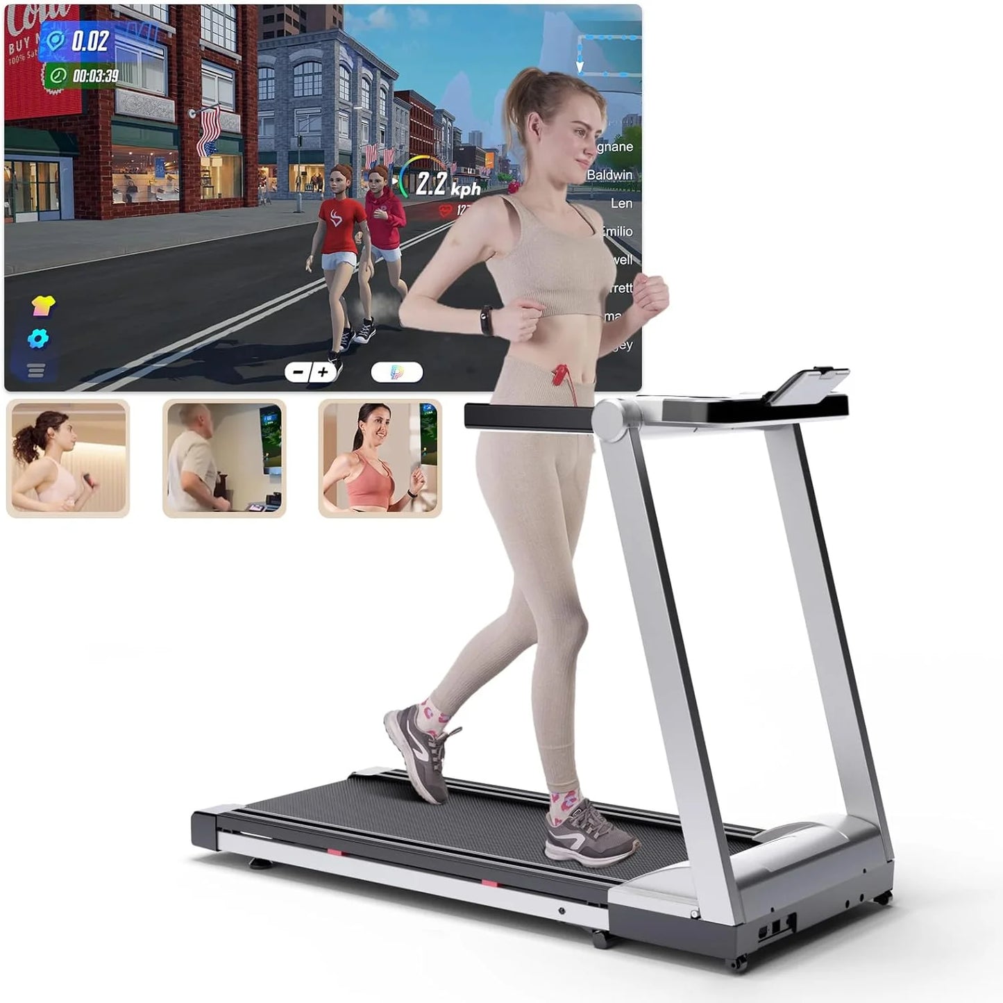 Foldable Treadmill  Adjustable