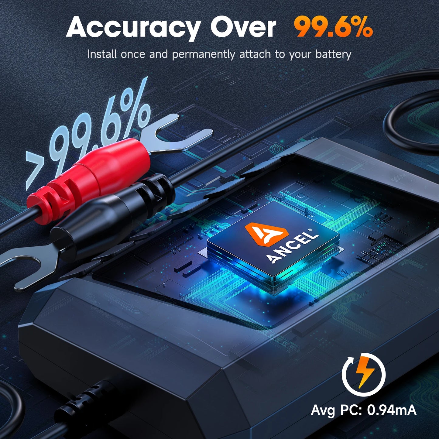 6V 12V 24V Bluetooth Battery Monitor/Charging System
