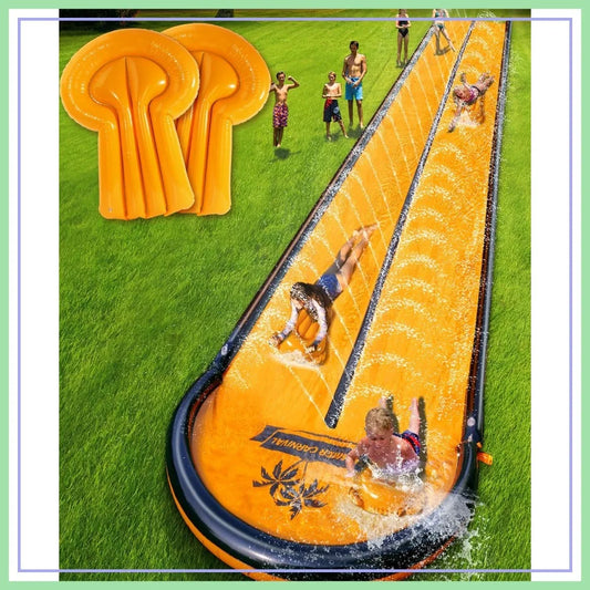 32ft Slip Water Slide for Kids & Adults, Extra Long