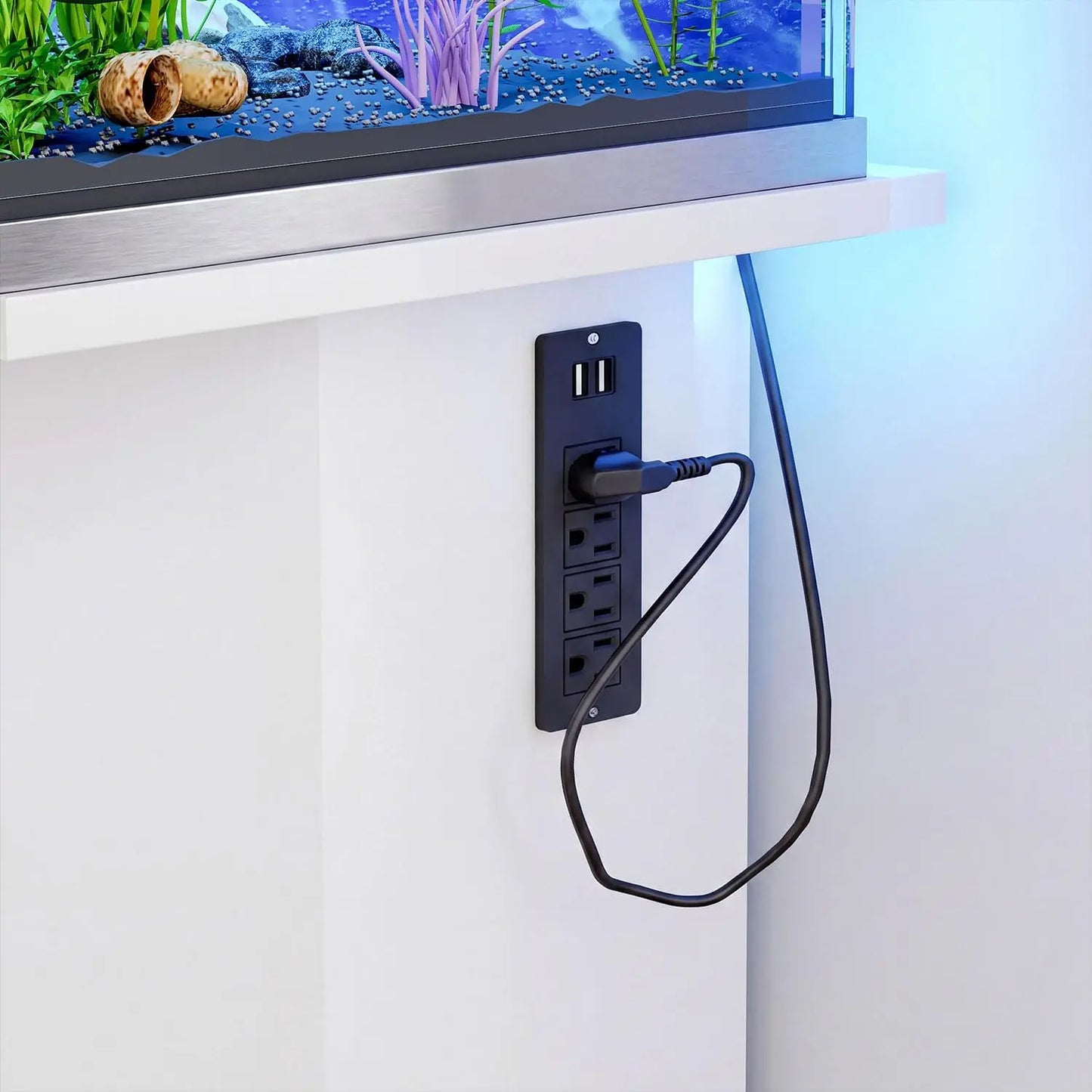 55–75 Gallon Fish Tank Stand with Power Outlet