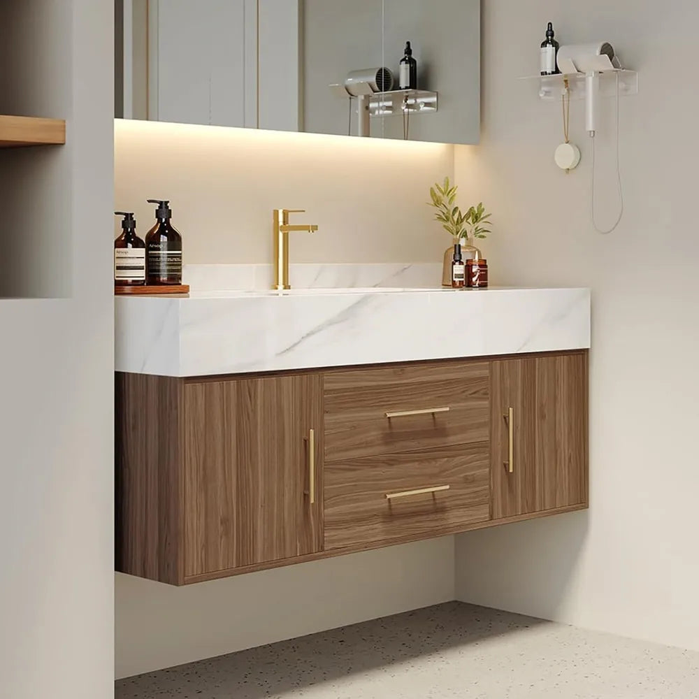 Modern 39" Floating Bathroom Vanity Set