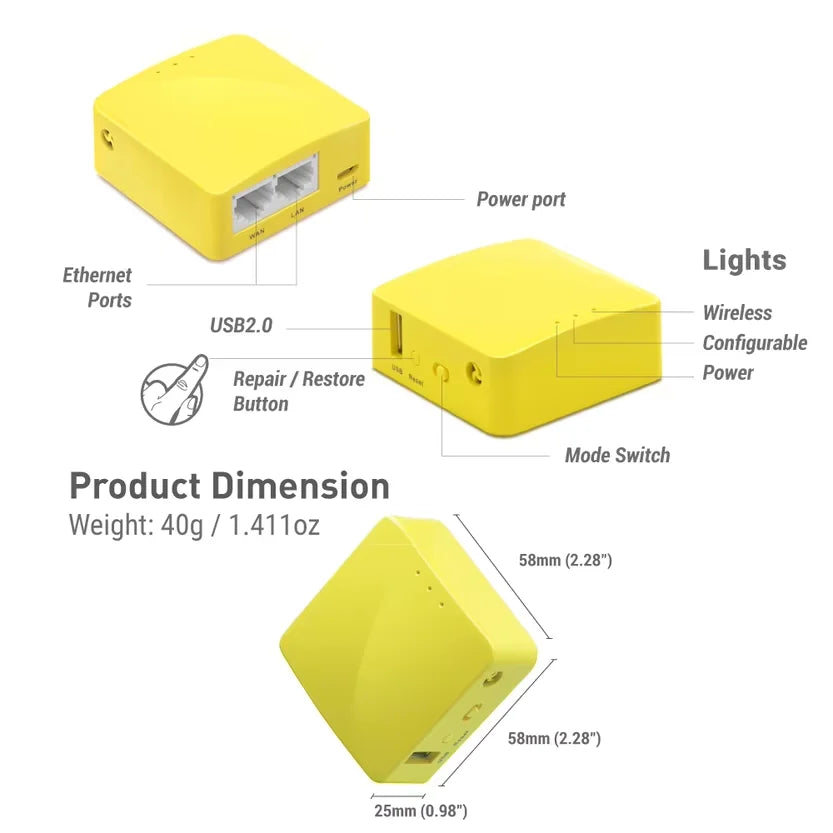Pocket - WiFi Router/Access