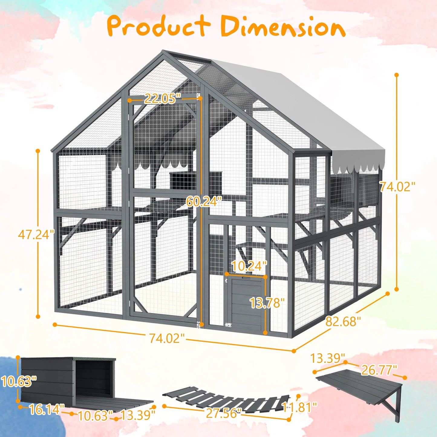 Wooden Cat Enclosure