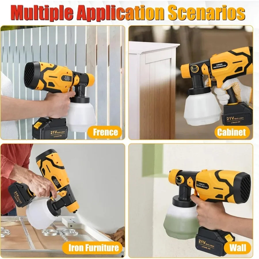 Paint Sprayer with Battery and Charger