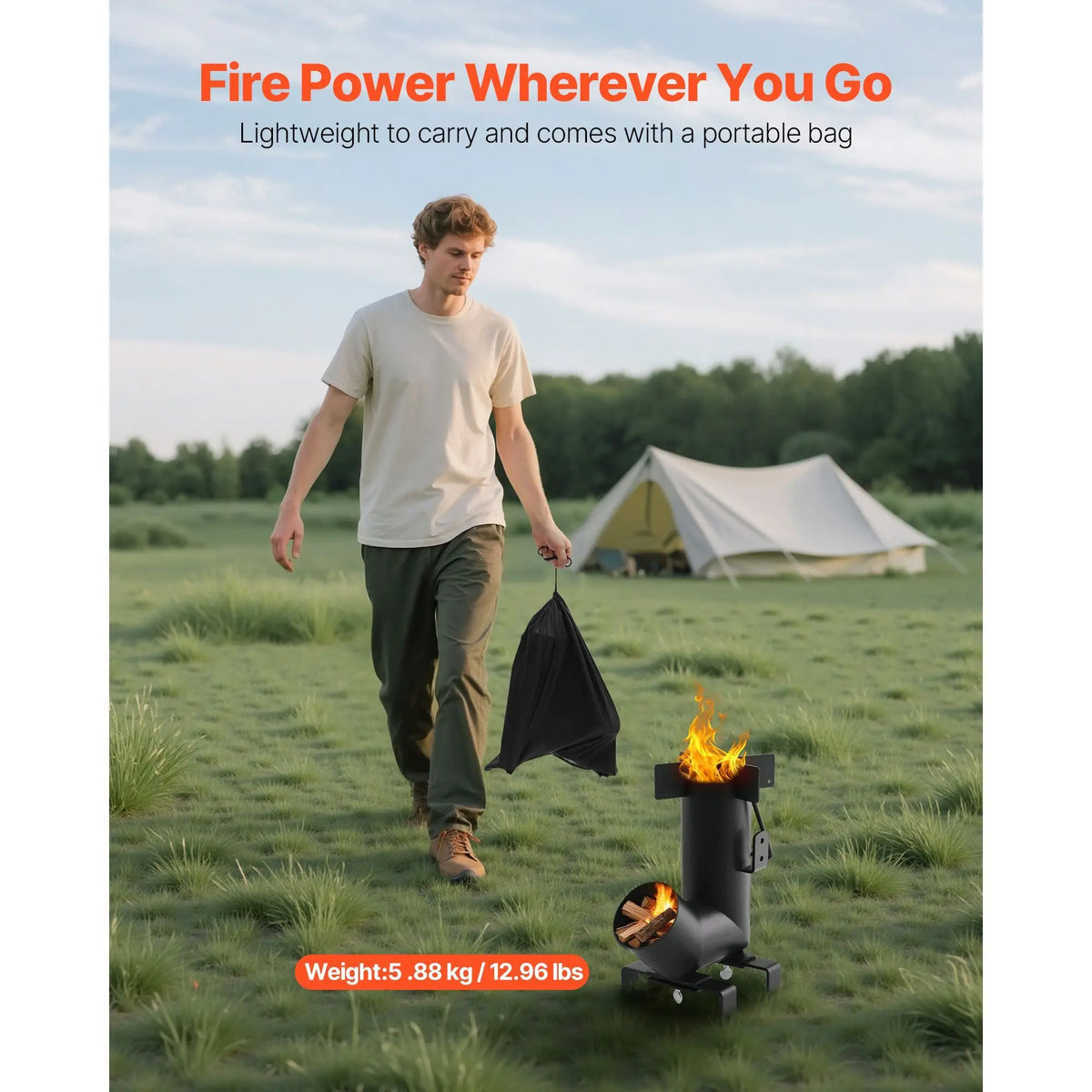 Camping Rocket Stove