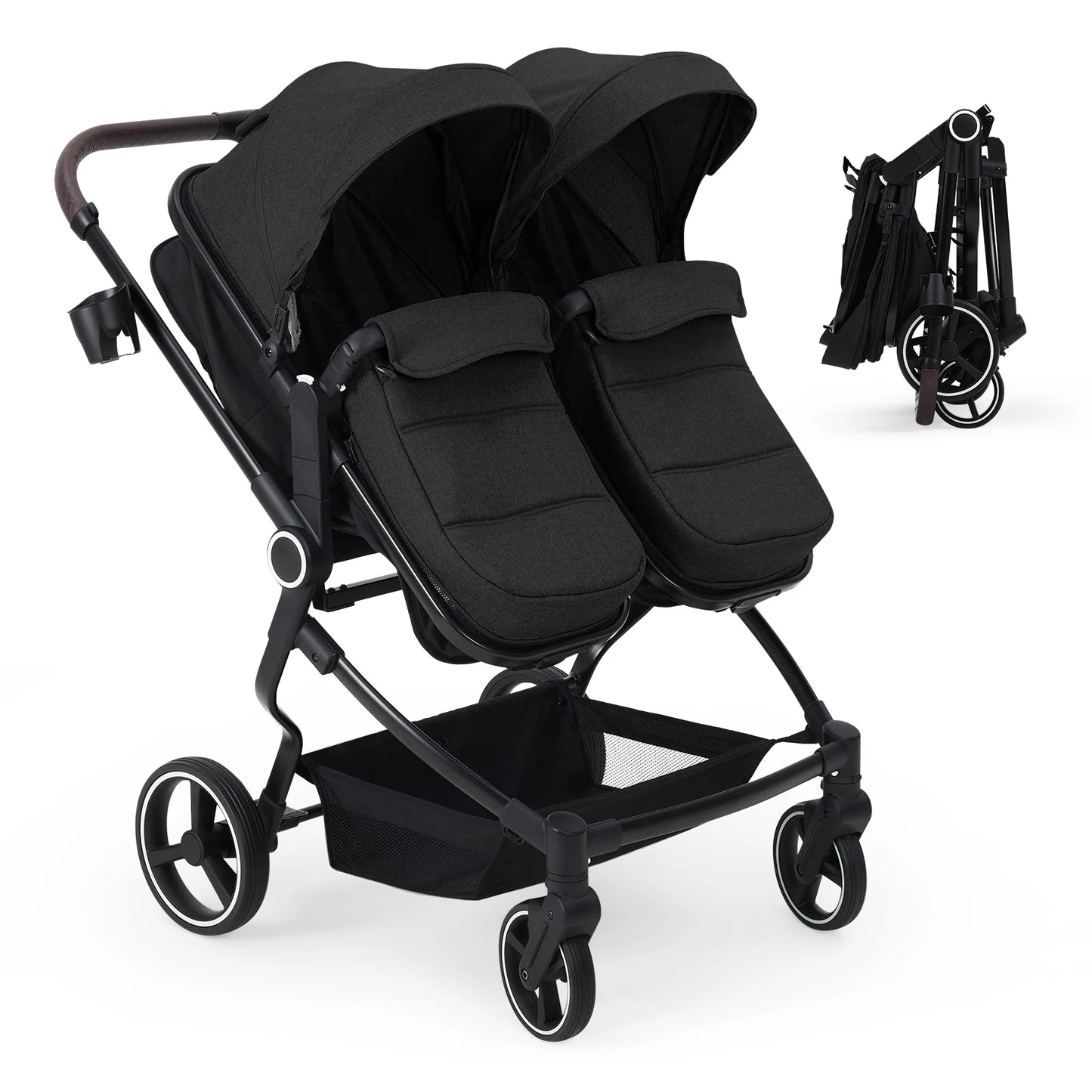 Double Stroller for Newborn and Toddler