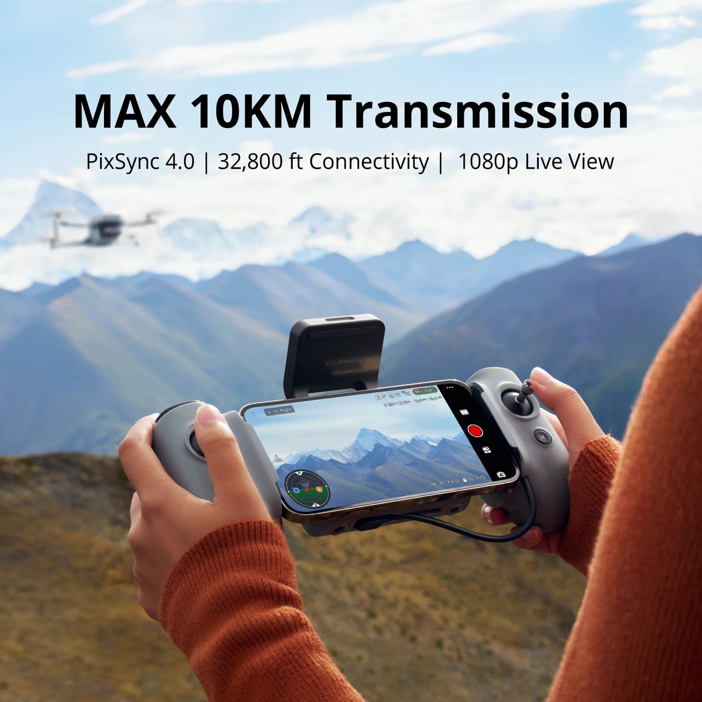 Camera Drone, 4K HDR Video, 3-Axis Gimbal