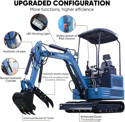 2 Ton Mini Excavator 12HP  Diesel
