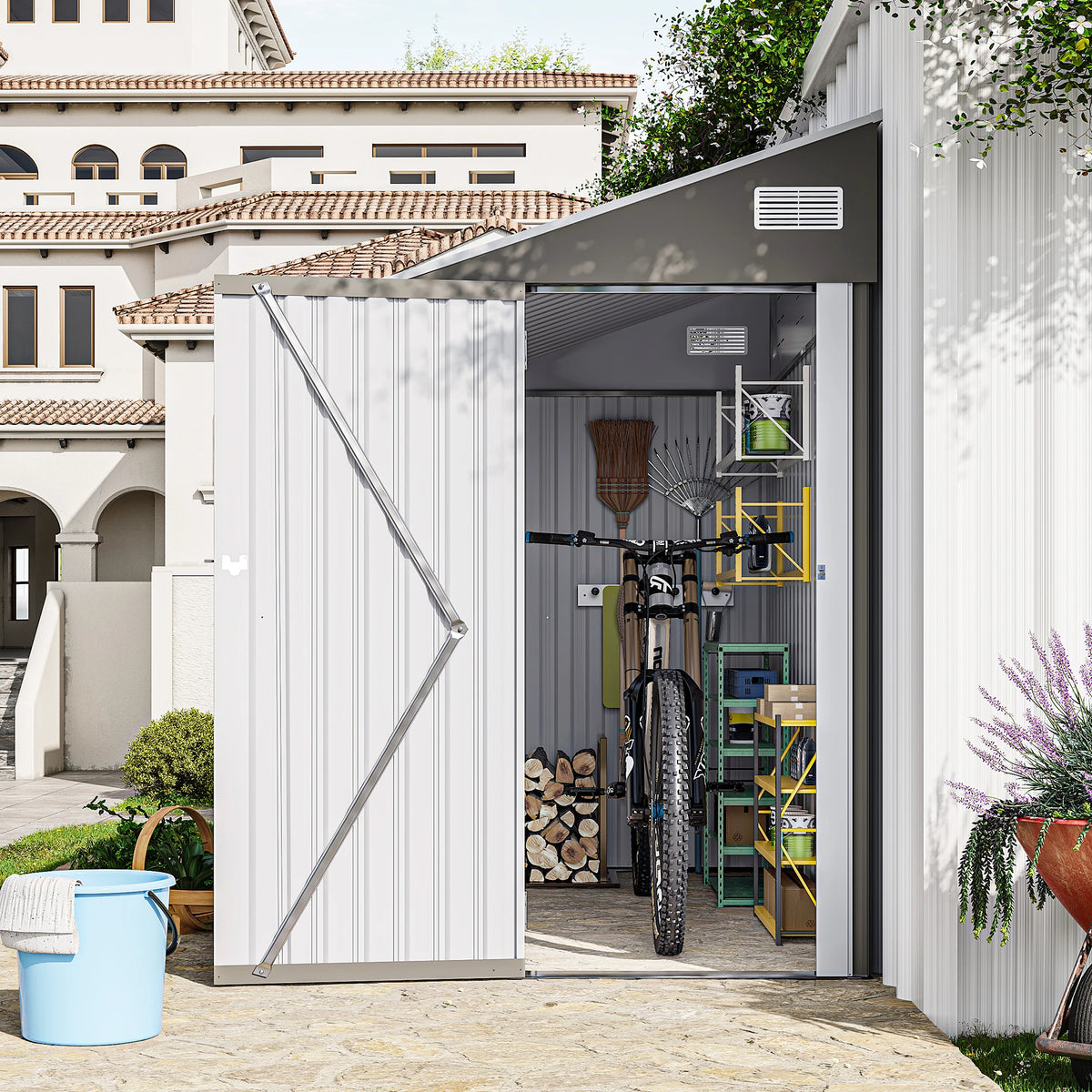 4x8 FT Outdoor Storage Shed