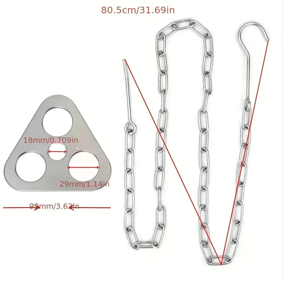 BBQ Tripod  Stainless Steel Camping
