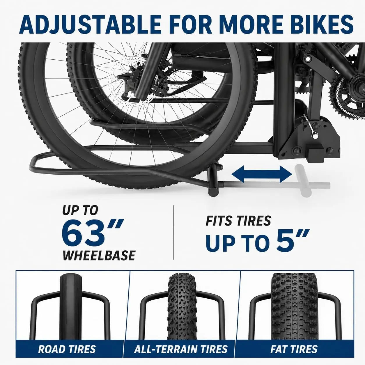 2 Bike Hitch Mount Bike Rack