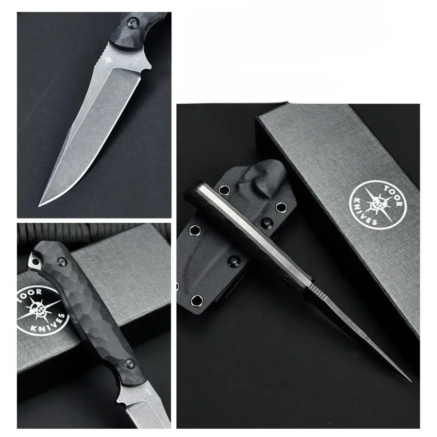 Textured Handle Tactical Knife