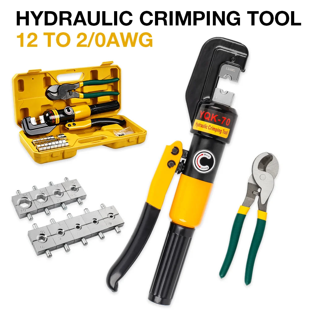 12-2/0 AWG Hydraulic Crimping Tool