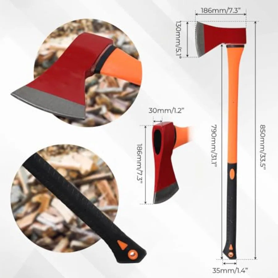 Chopping Axe: 33.5"