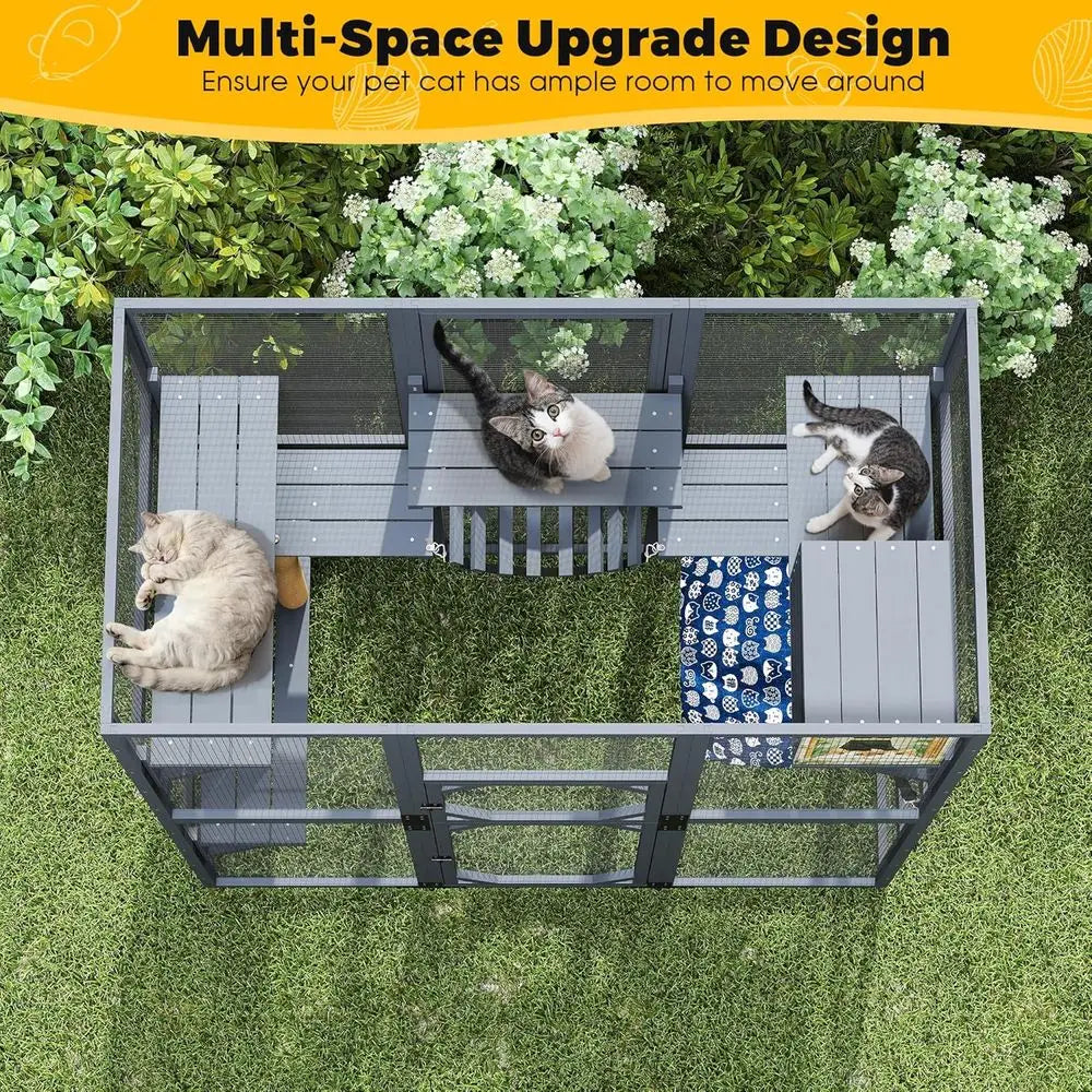 Large Wood Cat Enclosure
