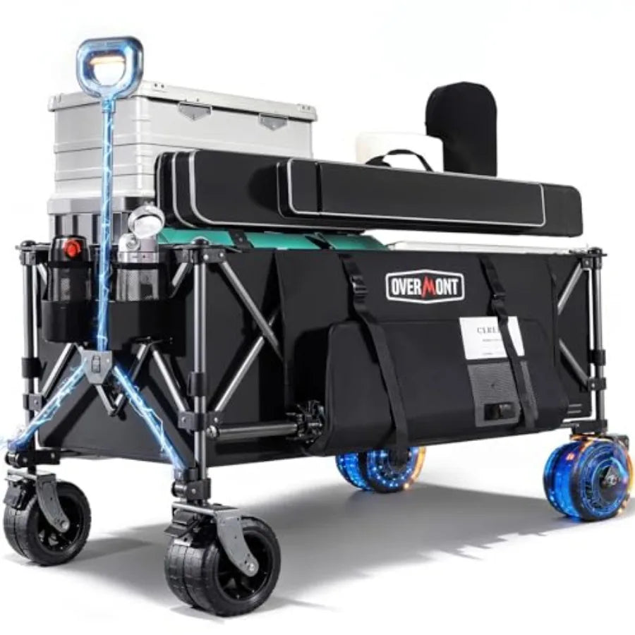 Electric  Wagon with All-Terrain Wheels  and 12-Mile Battery Life