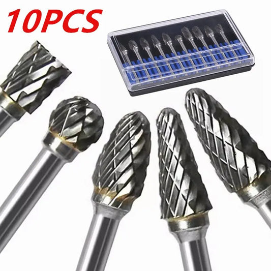 10pcs Carbide Burr Set,