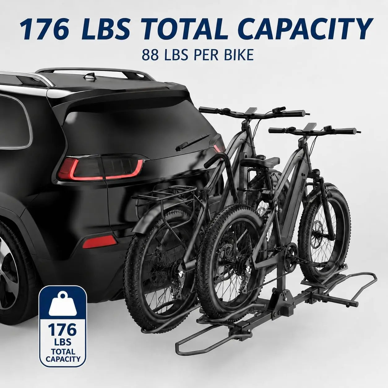 2 Bike Hitch Mount Bike Rack