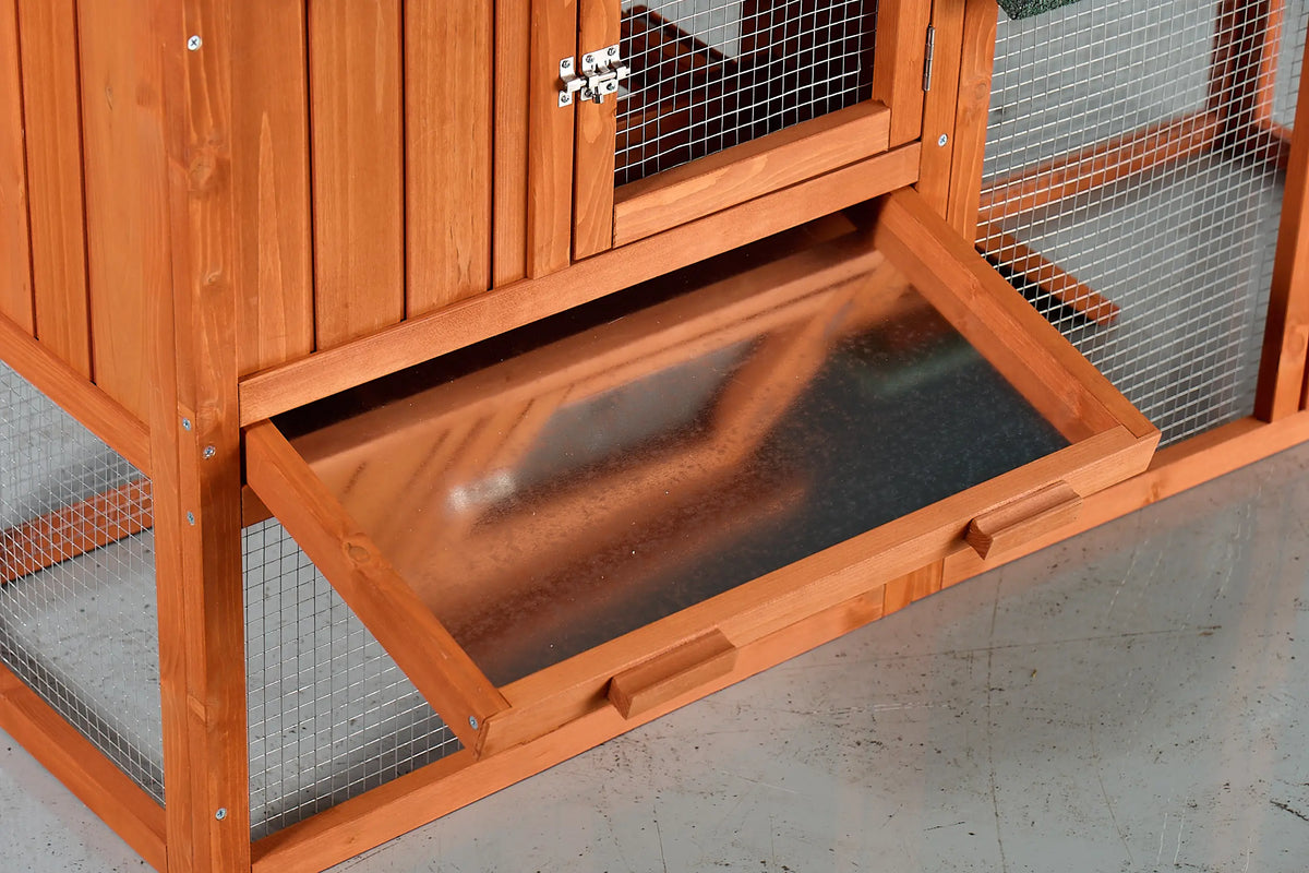 Solid Wood Rabbit Hutch