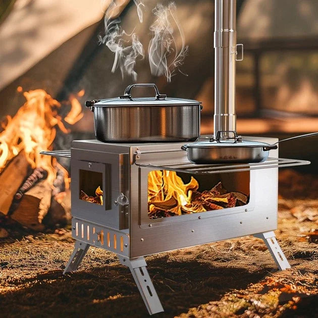 Hot Tent  Wood Burning Stove