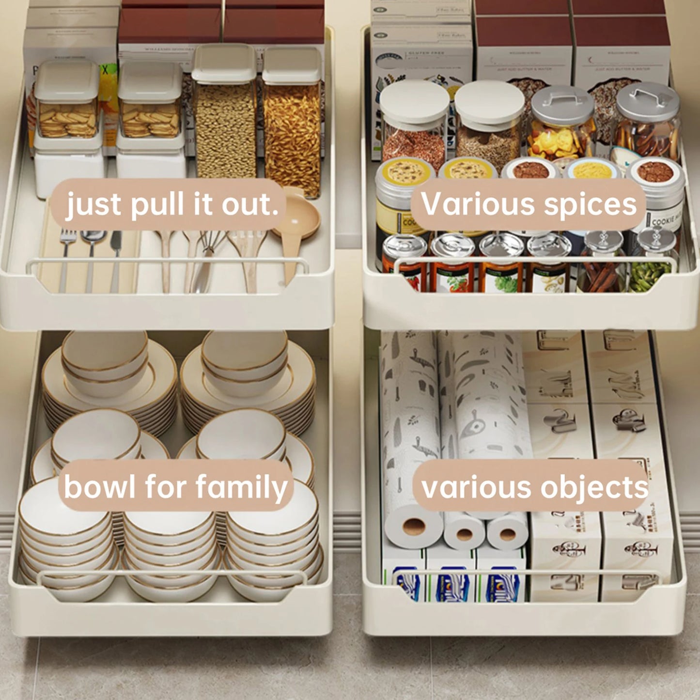 Pull Out Cabinet Organizer