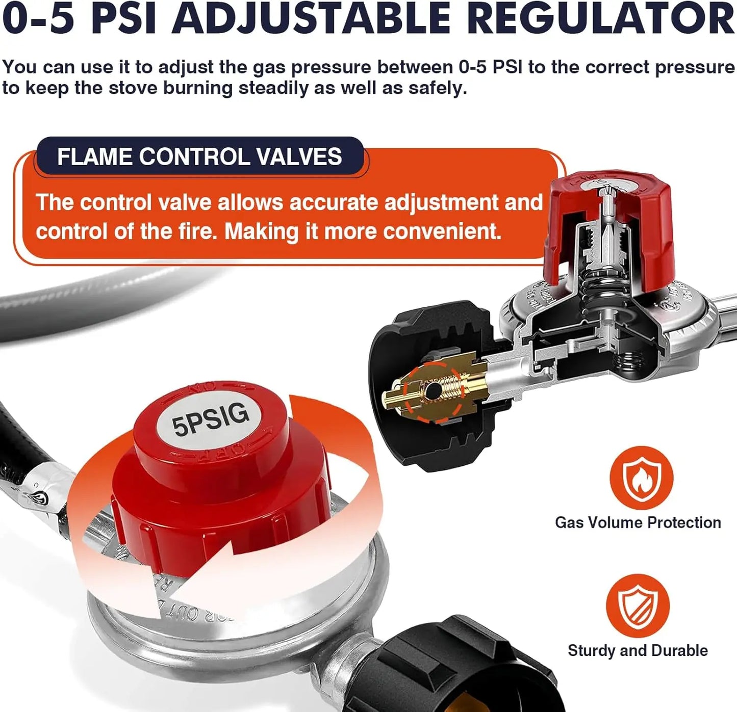 High Pressure 100000 BTU Propane Burner