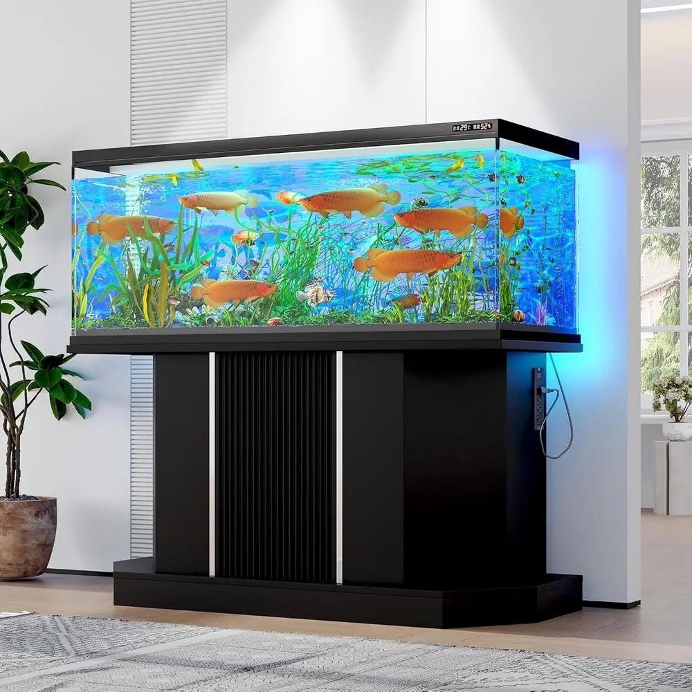 55-75 Gallon Fish Tank Stand with Power Outlet