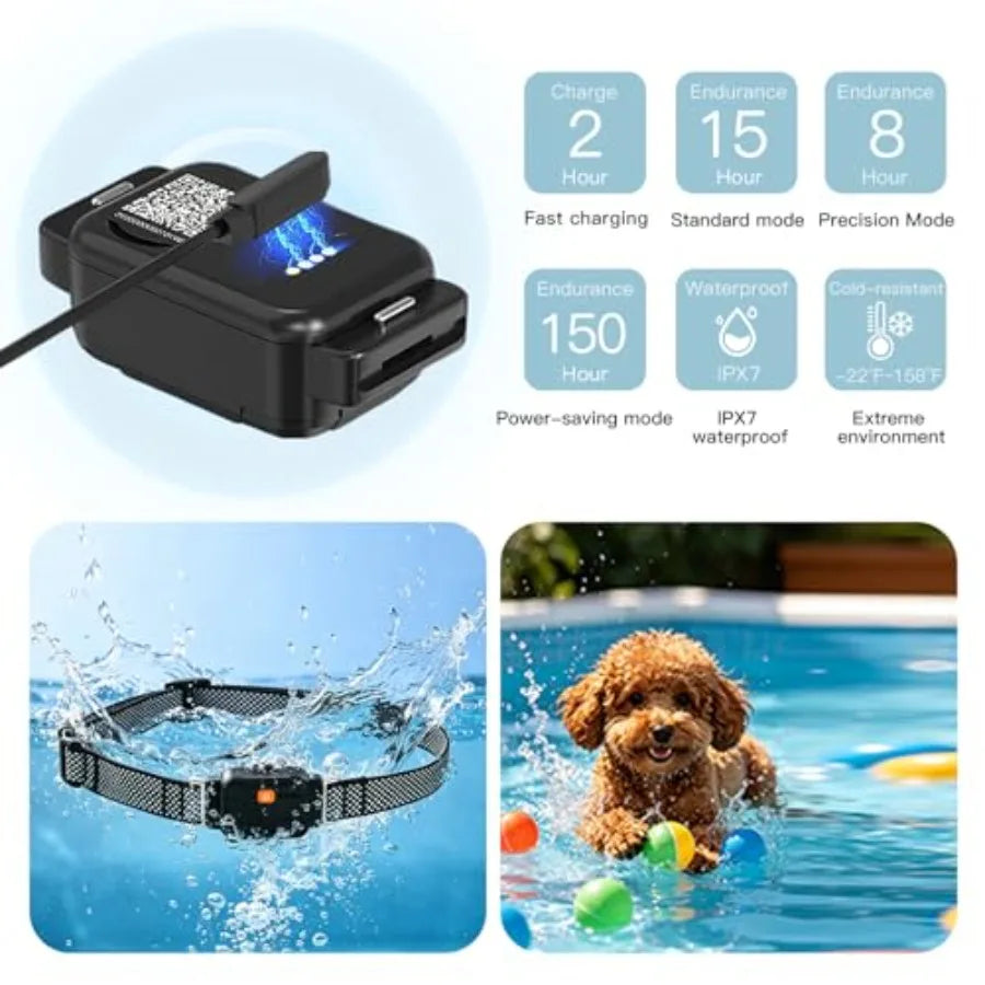 GPS Invisible Fence for Dogs with APP Control