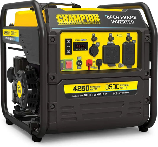 4250-Watt RV Ready Portable Open Frame Inverter Generator