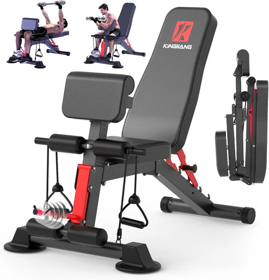 14-in-1 Foldable Bench Weights not included