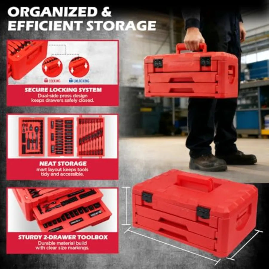 Mechanics Tool Set, SAE/Metric