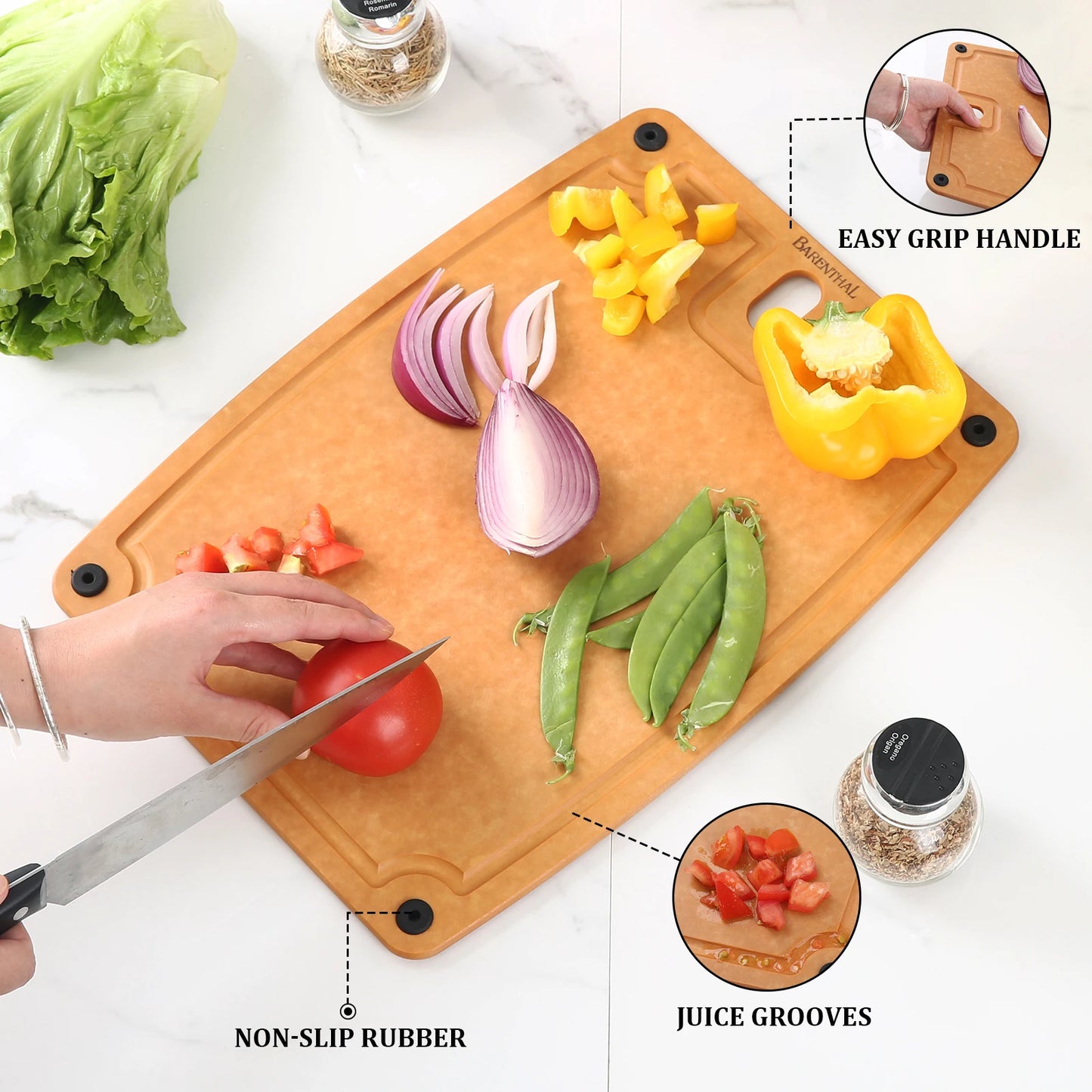 2pk Pine fiber Cutting Board