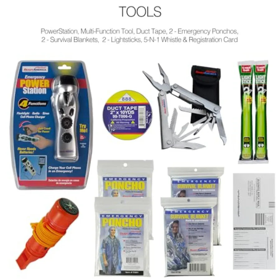 2-Person 3-Day Backpack, First Aid Kit