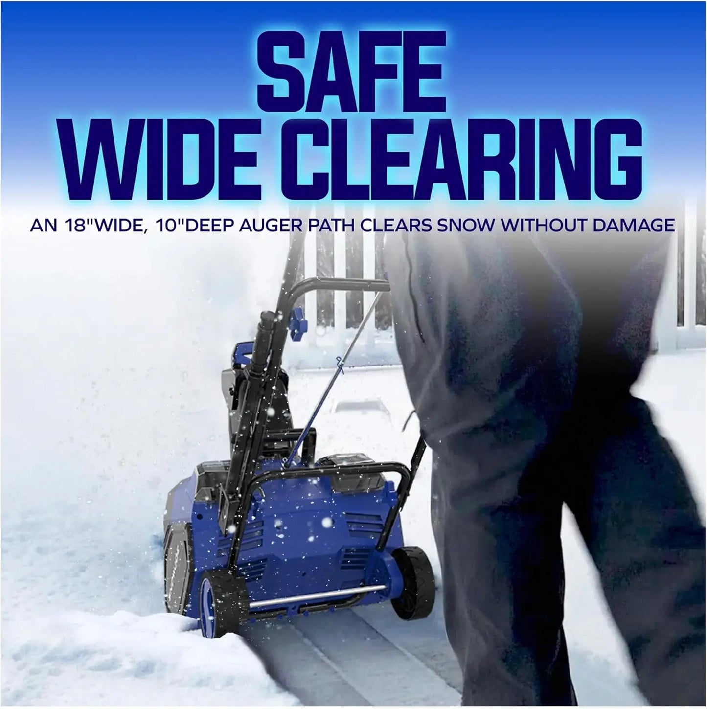 48V 18 Inch Cordless Electric Snow Blower Machine