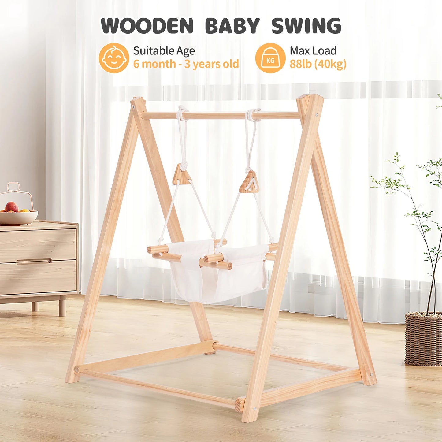 foldable indoor swing