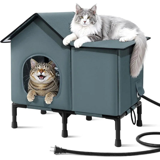 Weatherproof Heated Cat House