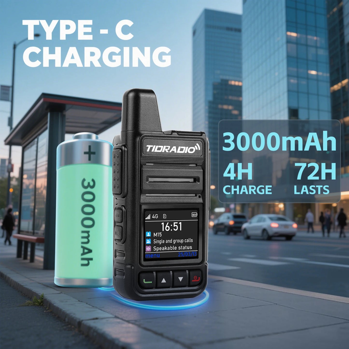 Long Range Walkie Talkie Global POC 5000KM