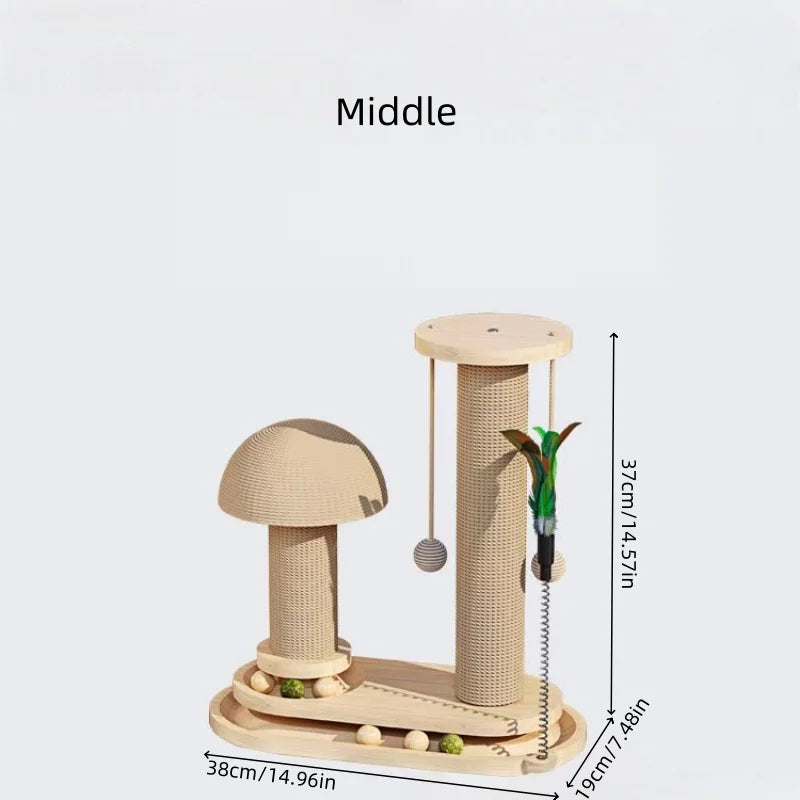 Interactive Cat Scratching Post